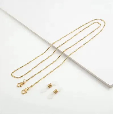 Produktbild von Goldfarbenes Brillenband - Brillenband - Sonnenbrillenband - Brillenkette - Brillenkette - Brillenkette - Goldfarben - Einheitsgröße - Brillenzubehör - CHPN