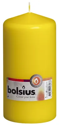 Produktbild von Bolsius Stumpenkerzen Gelb 150/78mm