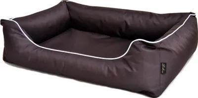 Produktbild von Lebon Hundebett Paula eckig dunkelbraun