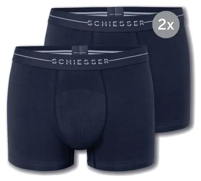 Productafbeelding van Schiesser heren, 2-pack shorts, ondergoed, multipack - Baumwolle Flex