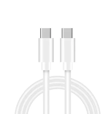 Obrázok produktu pre AFERIY USB-C na USB-C kábel, rýchle nabíjanie PD 60 W, Type-C na Type-C, 1 m, biely