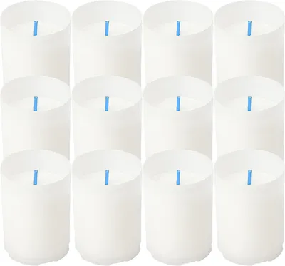 Image de Accueil : Boîte contenant 12 petites bougies votives blanches, blanches, 6,5 x 5 cm