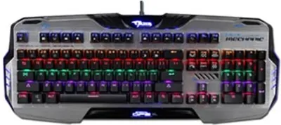 Zdjęcie produktu dla E-BLUE Klawiatura Mazer Mechanical 729, do gry, czarna, przewodowa (USB), US, mechaniczna, podświetlana, niebieskie przełączniki