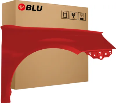 Produktbild von BLU Kotflügel Passend für VW Volkswagen Golf V 5 Kombi / Jetta  LY3D Rechts Rot TornadoRot | 2003-2009 | Vorderseite Vorne | Lackiert | Einbaufertig