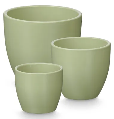 Zdjęcie produktu dla Zestaw okrągłych doniczek Ø 14, 17, 22 cm