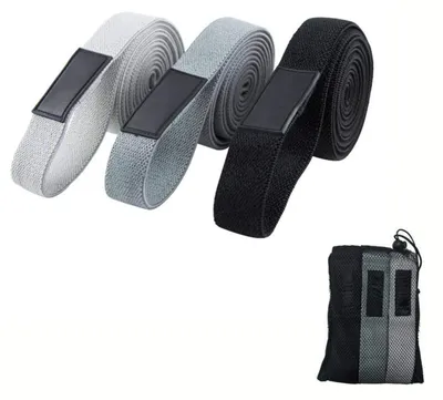 Image de Ensemble de 3 bandes de résistance pour le fitness à domicile, élastiques de musculation