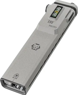 Produktbild von RovyVon Aurora E80 EDC dual-power UV und green Laser LED Taschenlampe - Marble grey