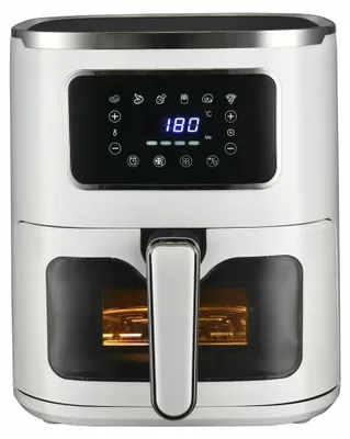 Image de friteuse à air, 1500 W, 5 litres, écran intégré, commandes tactiles