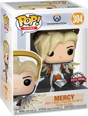 Produktbild von Overwatch - Mercy 304 Diamond Special Edition - Funko Pop! - Vinyl Figur