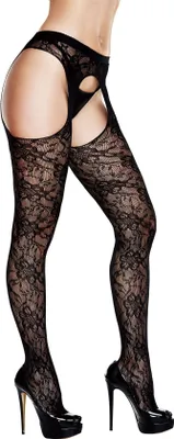 Produktbild von Crotchless Spitzenstrumpfhose Queen Size Baci Lingerie E27551