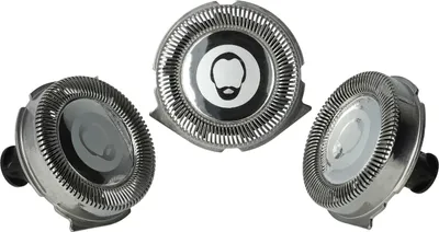 Produktbild von vhbw 3x Ersatz-Scherköpfe kompatibel mit Philips RQ1131, RQ1150, RQ1150X, RQ1141, RQ1145, CCRQ1185, RQ1160, RQ1151, RQ1155 Elektrorasierer, Silber