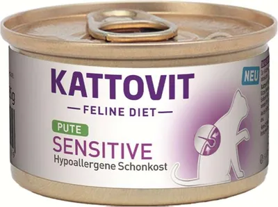 Produktbild von Kattovit - Feline Diet Dose Sensitive 12x85g  |  Pute