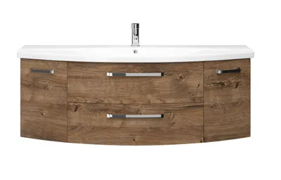 Produktbild von Pelipal Serie 4010 Waschtischunterschrank 4010.691418 Eiche Ribbeck quer NB  140 cm - LIEFERUNG OHNE WASCHBECKEN & ARMATUR