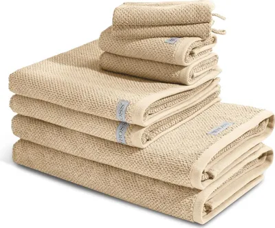Produktbild von Ross Selection 2 X Wasch- 2 X Gäste- 2 X Dusch- 2 X Handtuch im Set Weiche Frottee-Qualität für besten Komfort, Hohe Saugkraft und schnelle Trocknung, Stilvolles Design mit gewebter Bordüre