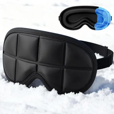 Obrázek produktu pro 3D maska na oči s chladicími polštářky pro relaxaci