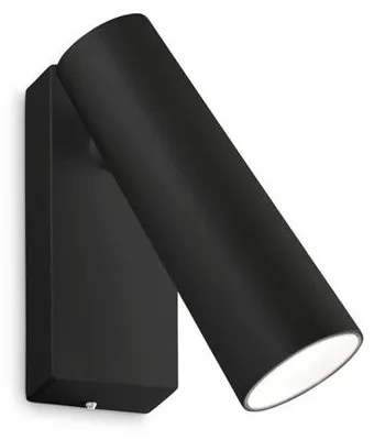Produktbild von Modernes Rohr Metall Schwarz Led Wandleuchte 7W 3000K Warmes Licht