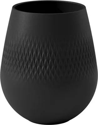 Immagine prodotto di Manufacture Collier noir Vase Carré klein 124 mm, 1100 ml | Villeroy & Boch | Art.-Nr. 1016825514 | EAN 4003686327450