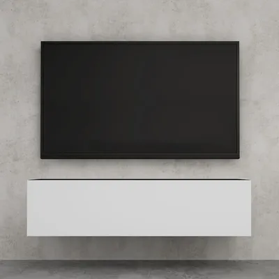 Produktbild von doporro TV Lowboard hängend Fernsehschrank Wohnzimmer | TV-Schrank hängend Fernsehtisch Hängeschrank 120cm Fernsehschrank02