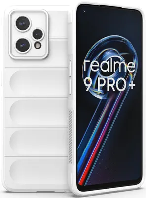 Produktbild von OPPO Realme 9 Pro+ Hülle, Weich TPU Silikon Stossfest Anti-rutsch Schutzhülle für OPPO Realme 9 Pro+ Weiß