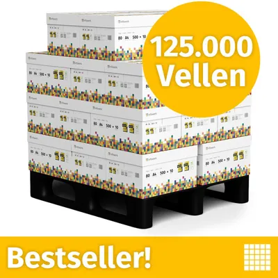 Productafbeelding van NIEUW: Infowerk Printerpapier Kopieerpapier 125000 Vel 25 x 5000 A4 Premium Extra Wit CIE 160 Testwinnaar PEFC-gecertificeerd