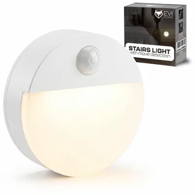 Produktbild von Drahtlose Led-Treppen-Nachtlichtlampe Mit Bewegungs- Und Dämmerungssensor Für Batterien