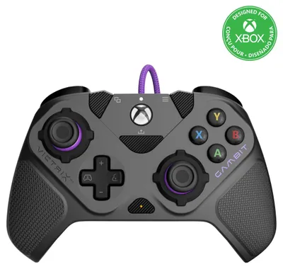 Produktbild von PDP 049-006-GY, Gamepad, PC, Xbox One, Xbox Series S, Xbox Series X, Schaltfläche Zurück, D-Pad, Home button, Menü-Taste, Schaltfläche Teilen, Analog / Digital, 2,4 ms, Kabelgebunden