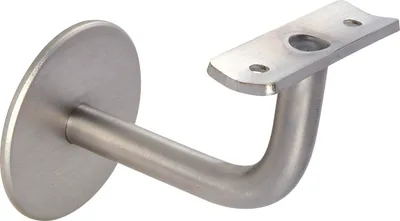Obrázok produktu pre Držiak zábradlia s konzolou, ø 60 mm, vzdialenosť od steny 74 mm, saténová nehrdzavejúca oceľ