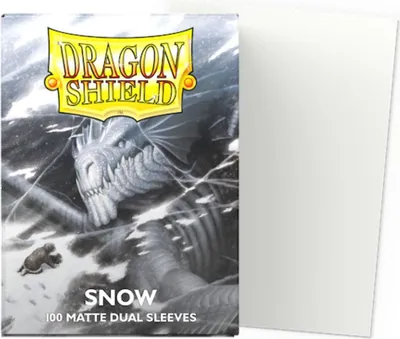 Produktbild von Dragon Shield Snow, Kartenhülle, Weiß, 100 Stück(e)