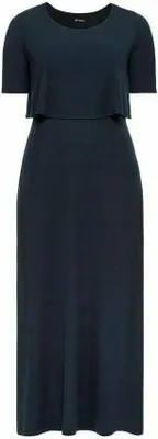 Produktbild von Esmara Maxikleid Sommer Kleid LENZING™ ECOVERO™ Locker Elegant Navy L