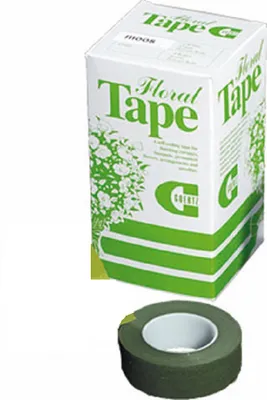 Produktbild von Floral Tape dunkelgrün Flower Tape Blumenband Wickelband 26mm x 28m
