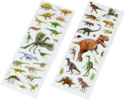 Produktbild von Dinosaurier Dino Gel-Sticker Aufkleber 80 Stück