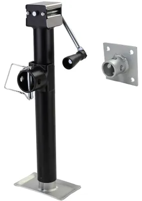 1 Stück Anhänger Ausdrehstütze Stützfuß Abstellstütze 570-950mm Halter 2300kg – Produktansicht