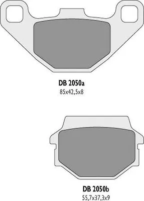 Produktbild von Bremsbeläge Kh67, Kh372 - Ersatz Für Db2050Mx-D Und Db2050Qd-D