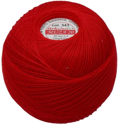 Obrázok produktu pre Pletacia priadza Muza 20 100 g - 0343