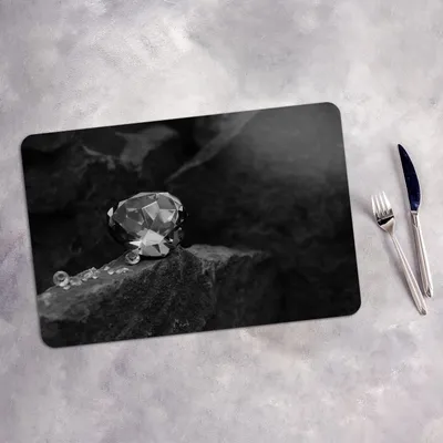 Produktbild von Tischset 4x45x30 cm Platzset Tischmatte Platzmatte Untersetzer - Diamanten Edelsteine