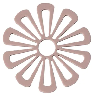 Productafbeelding van Keuken Pot Mat Set - Bloemvormige Onderzetters - Roze