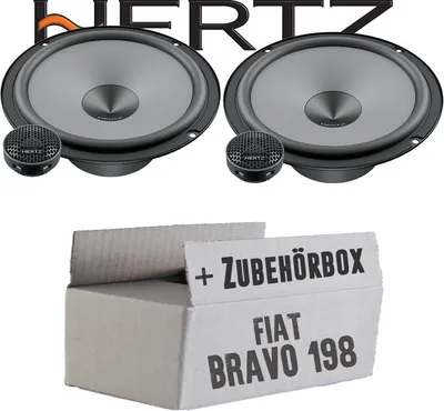 Produktbild von Hertz K 165 - KIT - 16,5cm Lautsprecher Komposystem - EINBAUSET für Fiat Bravo 198 Front - justSOUND