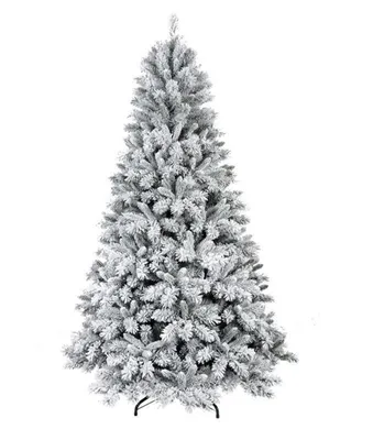 Produktbild von Künstlicher Weihnachtsbaum mit Schnee Tannenbaum 180 cm 644 Zweige mit Metall Ständer und Aufbewahrungstasche
