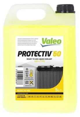 Produktbild von VALEO Kühlmittel Kühlerfrostschutz 5L Gelb -35°C 145°C Antifreeze Fertigmischung G12++