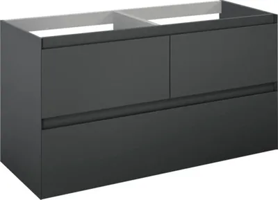 Obrázok produktu pre Kúpeľňová skrinka pod umývadlo Jungborn DECEM antracit 120 x 63,5 x 45,8 cm 168182