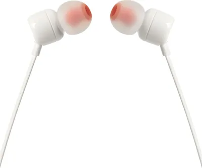 Immagine prodotto di JBL T110 cuffie in-ear, microfono, auricolari, colore: bianco