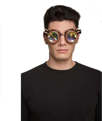 Zdjęcie produktu dla Mama Steampunk Okulary Niebieski Niebieski Jeden Rozmiar