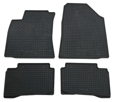 Gummifußmatten Set 4-teilig für Hyundai Ioniq (2017-2019), schwarz