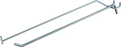 Zdjęcie produktu dla Zawieszka pojedyncza z wysięgnikiem na cenówkę do perforacji EURO Mega-M L-30cm fi6 ocynk