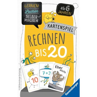 Immagine prodotto di Impara a ridere Fai da te: Gioco di carte Aritmetica a 20 Ravensburger 80349