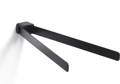 Produktbild von 35cm breiter Handtuchstange aus Messing in Schwarz | Palazzo