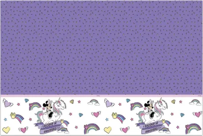 Produktbild von Tischdecke PVC Minnie Einhorn 120x180cm