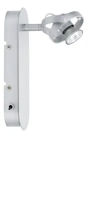 Image de Spot Paulmann MAC² rond, 1 x 20 W, culot GU4, chrome mat, 230/12 V, 60 VA, plastique