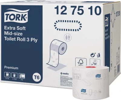 Produktbild von Tork Premium Toilelettenpapier Mdi T6 27 Rollen á 70m