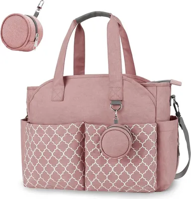 Produktbild von Wickeltasche 40x15x29 cm, 13 Fächer, Schnullerbox, für unterwegs